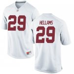 Youth Alabama Crimson Tide #29 DeMarcco Hellams White Game NCAA College Football Jersey 2403UEIA3